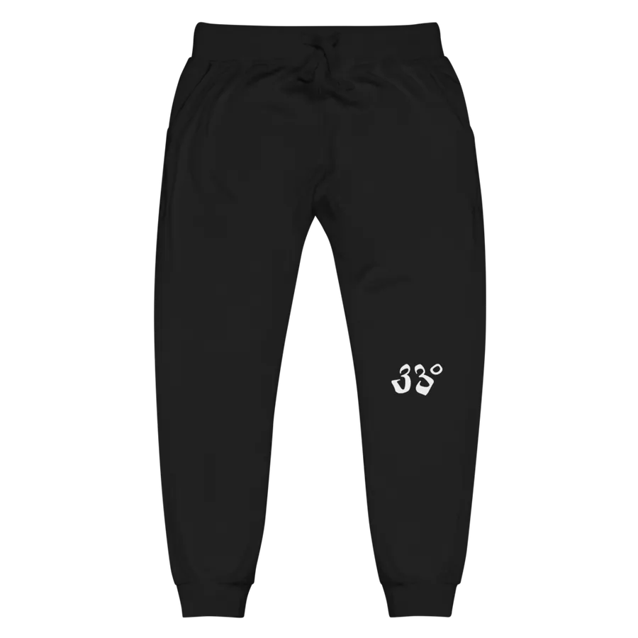 33 Degree Fleece Jogger, Black