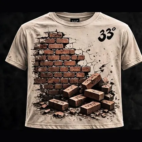 Brick by Brick Tee, Bone