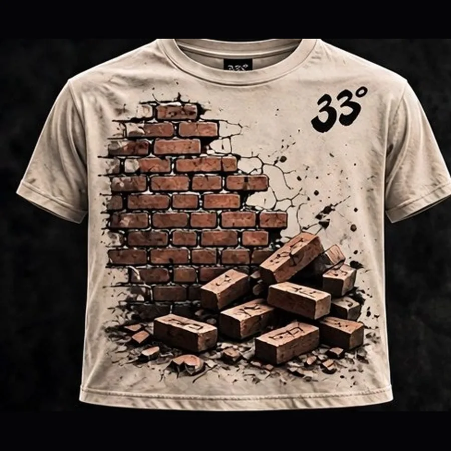Brick by Brick Tee, Bone