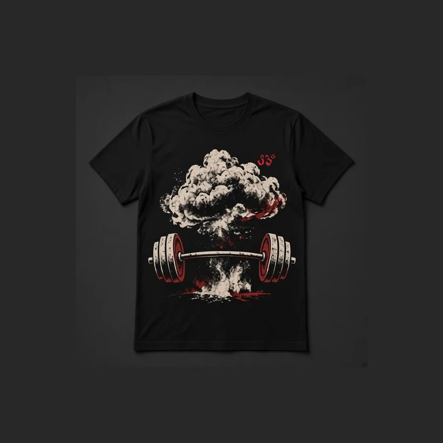 Chalk Cloud Tee, Black