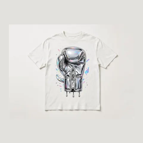 Chrome Glove Tee, White