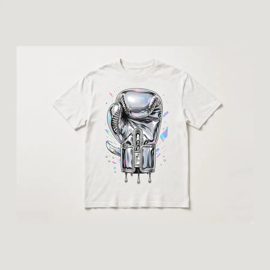 Chrome Glove Tee, White