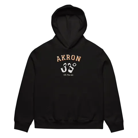 Collegiate Arch Heavyweight Hoodie, Black