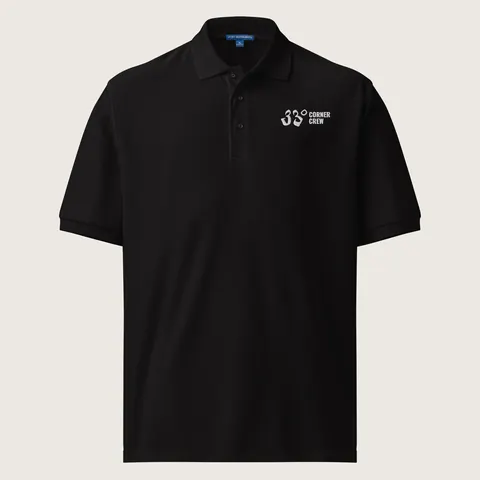 Corner Crew Coach Polo, Black