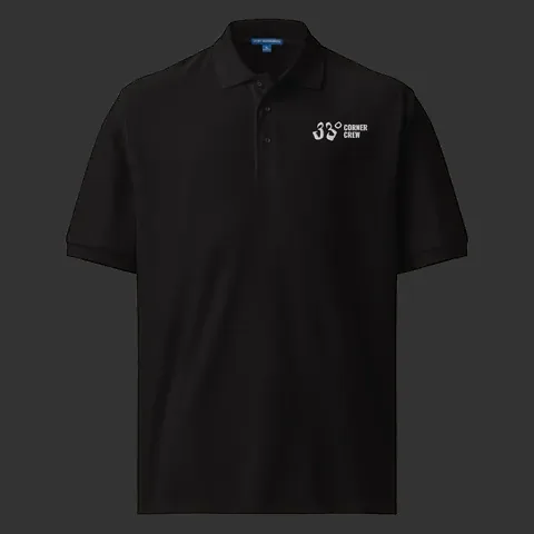 Corner Crew Coach Polo, Black