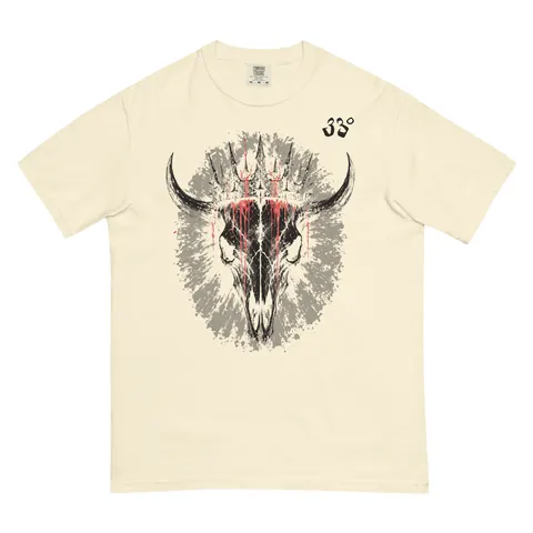 Crowned Skull Tee, Bone