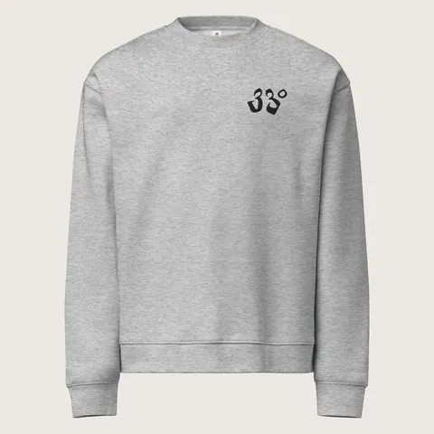 Embroidered Mark Crewneck – Heather grey, Heather grey