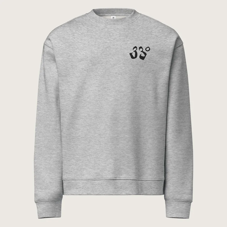 Embroidered Mark Crewneck – Heather grey, Heather grey