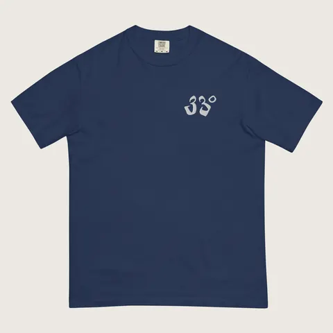 Embroidered Mark Tee – Navy, Navy