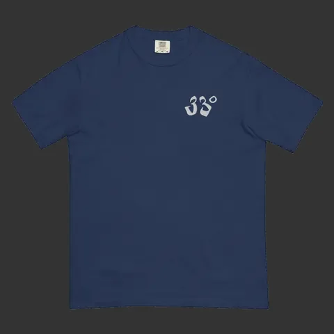 Embroidered Mark Tee – Navy, Navy