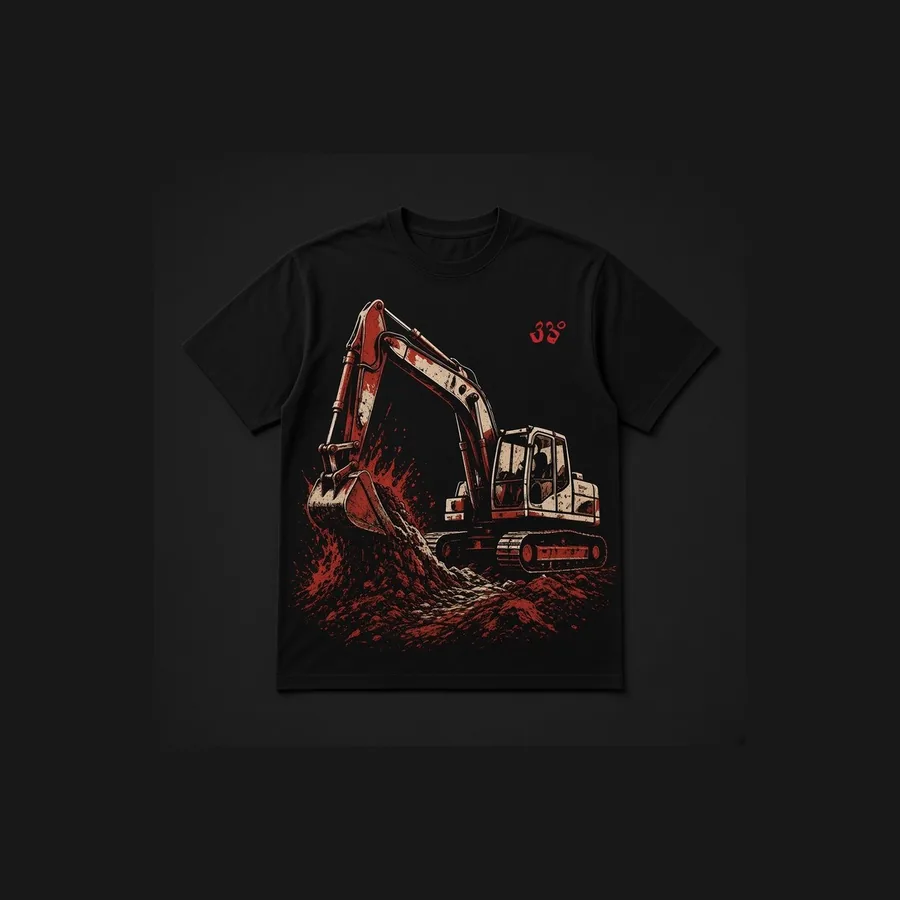Excavator Tee, Black