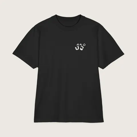 Heavyweight Mark Tee – Black, Black