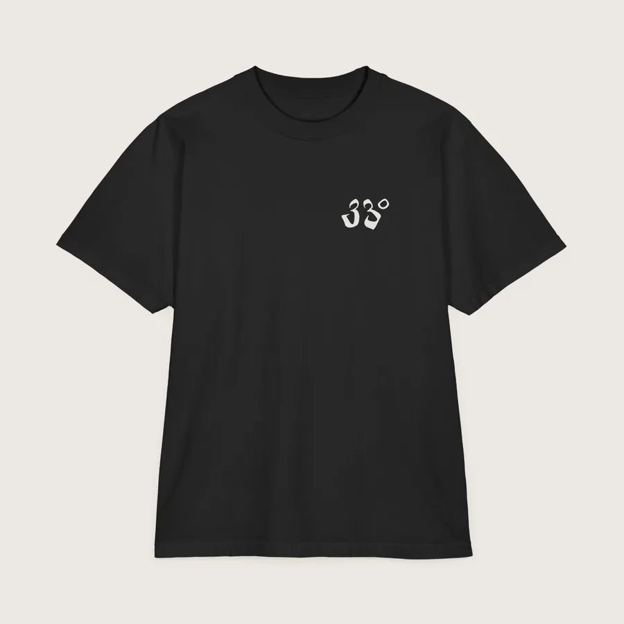 Heavyweight Mark Tee – Black, Black
