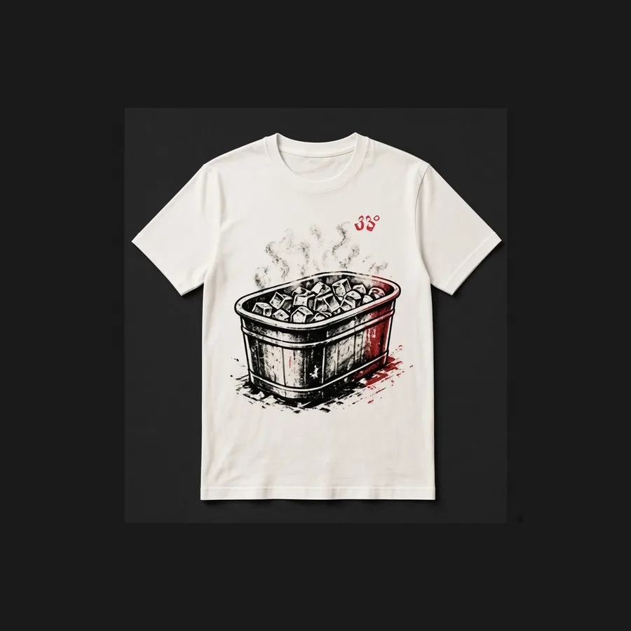Ice Bath Tee, Bone