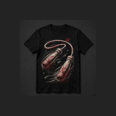 Jump Rope Tee, Black