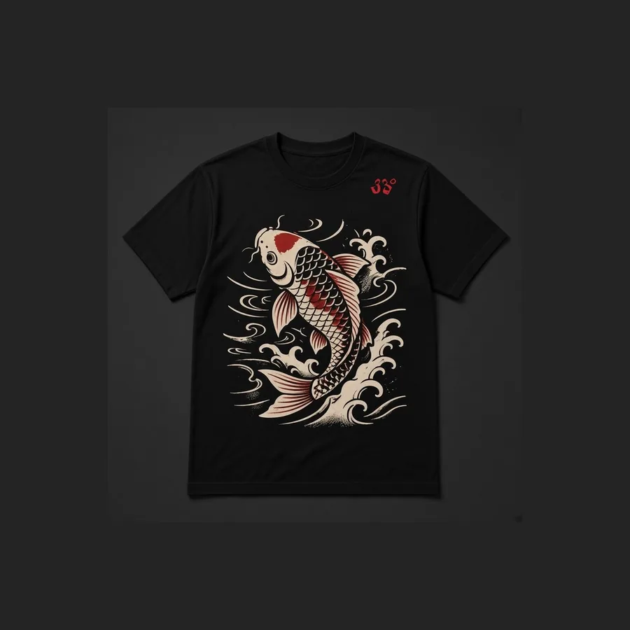 Koi Tee, Black