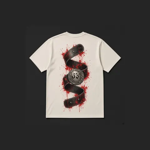 Champ Belt Tee, Bone