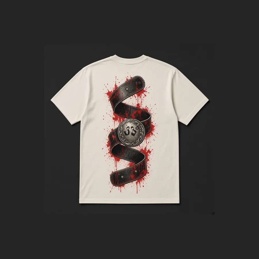 Champ Belt Tee, Bone