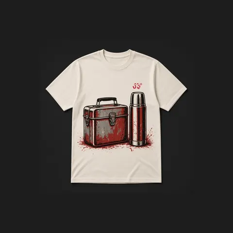 Lunchbox Tee, Bone