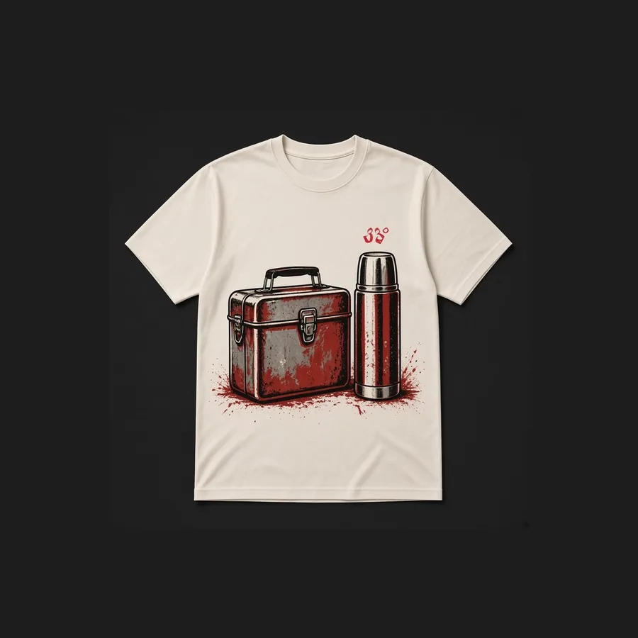Lunchbox Tee, Bone