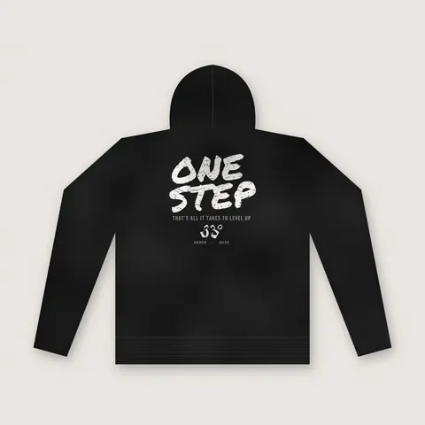 One Step Hoodie, Black