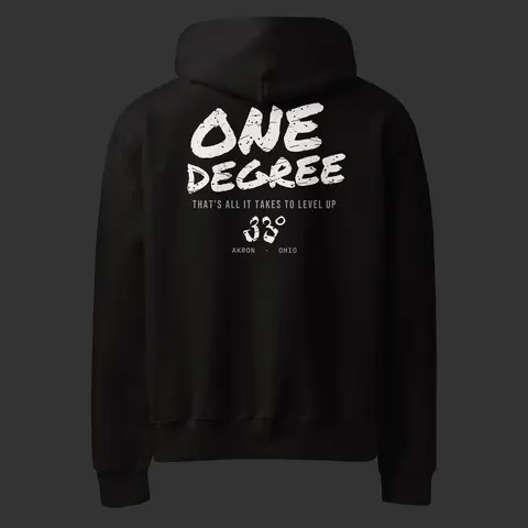 One Step Hoodie, Black