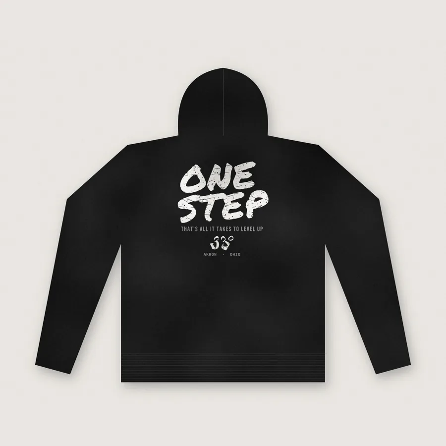 One Step Hoodie, Black