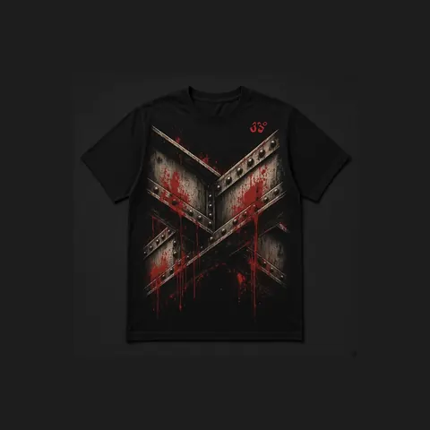 Rivets Tee, Black