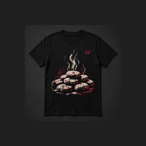 Sauna Stones Tee, Black