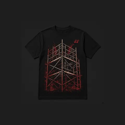 Scaffold Tee, Black
