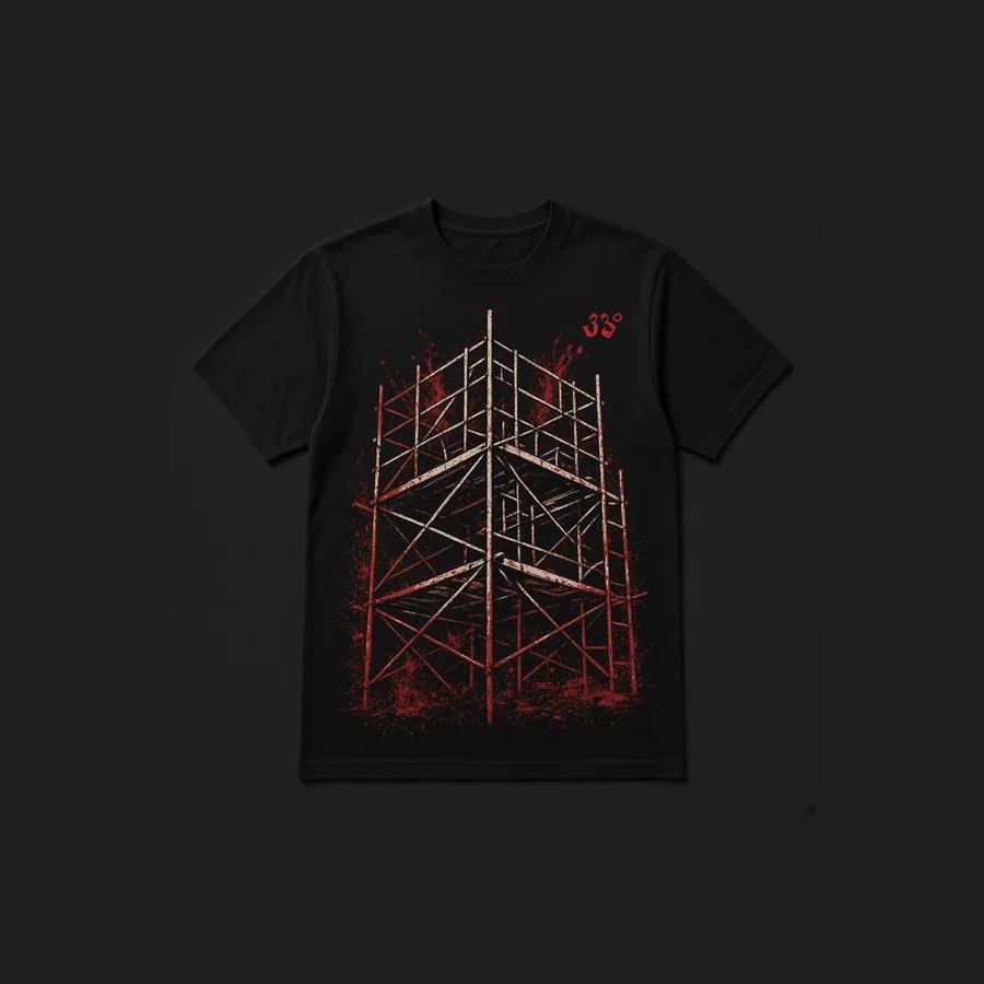 Scaffold Tee, Black