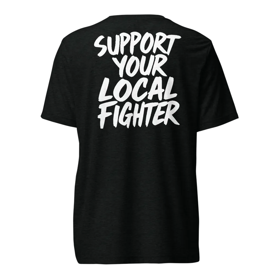 Support Your Local Fighter Tee, Black