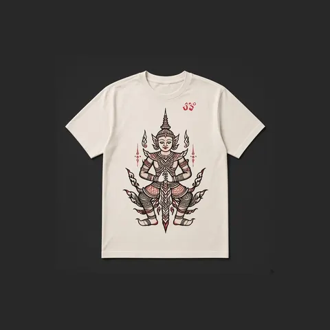 Thai Warrior Tee, Bone