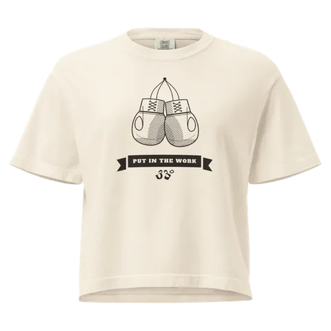 The Gloves Women's Boxy Tee, Ivory
