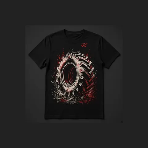 Tire Flip Tee, Black