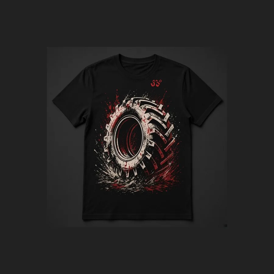 Tire Flip Tee, Black