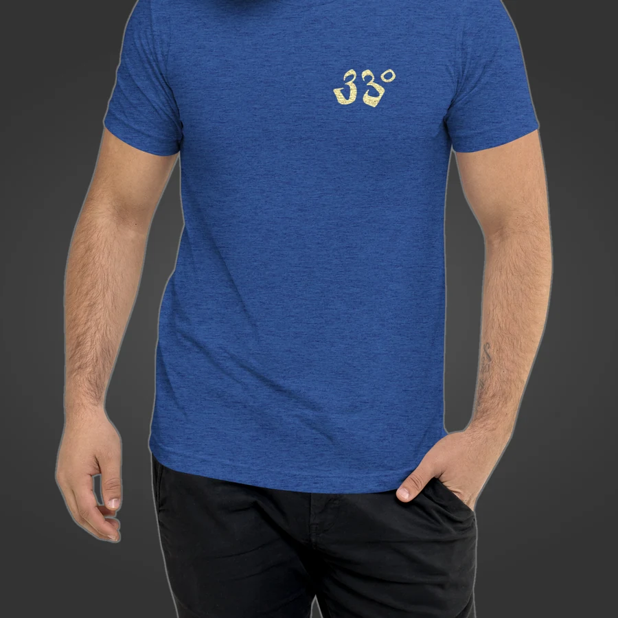 We Change Tee, Royal, on model, front