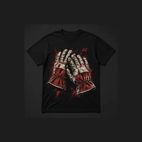Work Gloves Tee, Black
