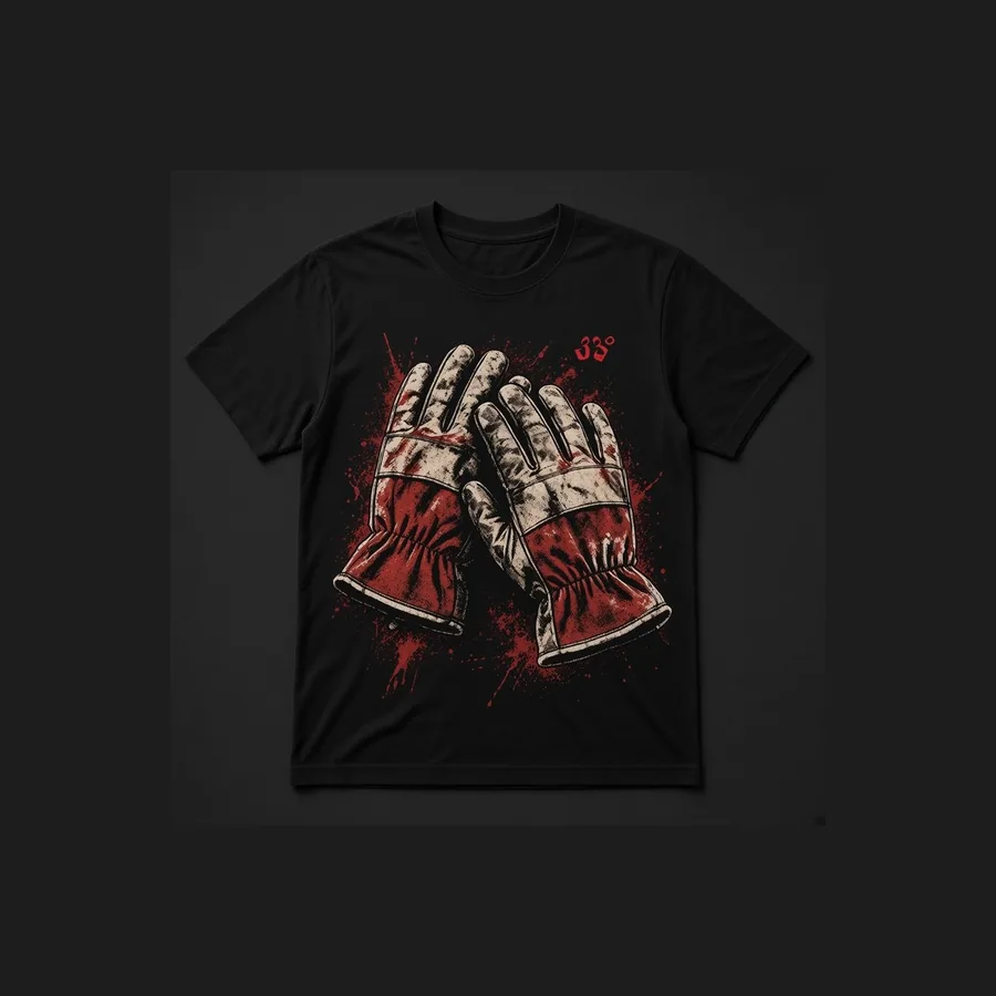 Work Gloves Tee, Black
